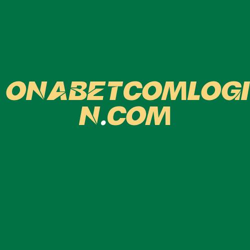 Logo da ONABETCOMLOGIN